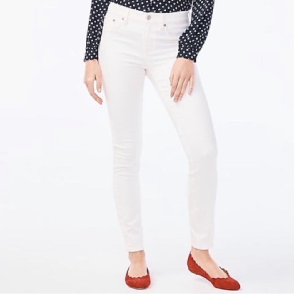 J. CREW Women’s Stretch Skinny Jeans in White